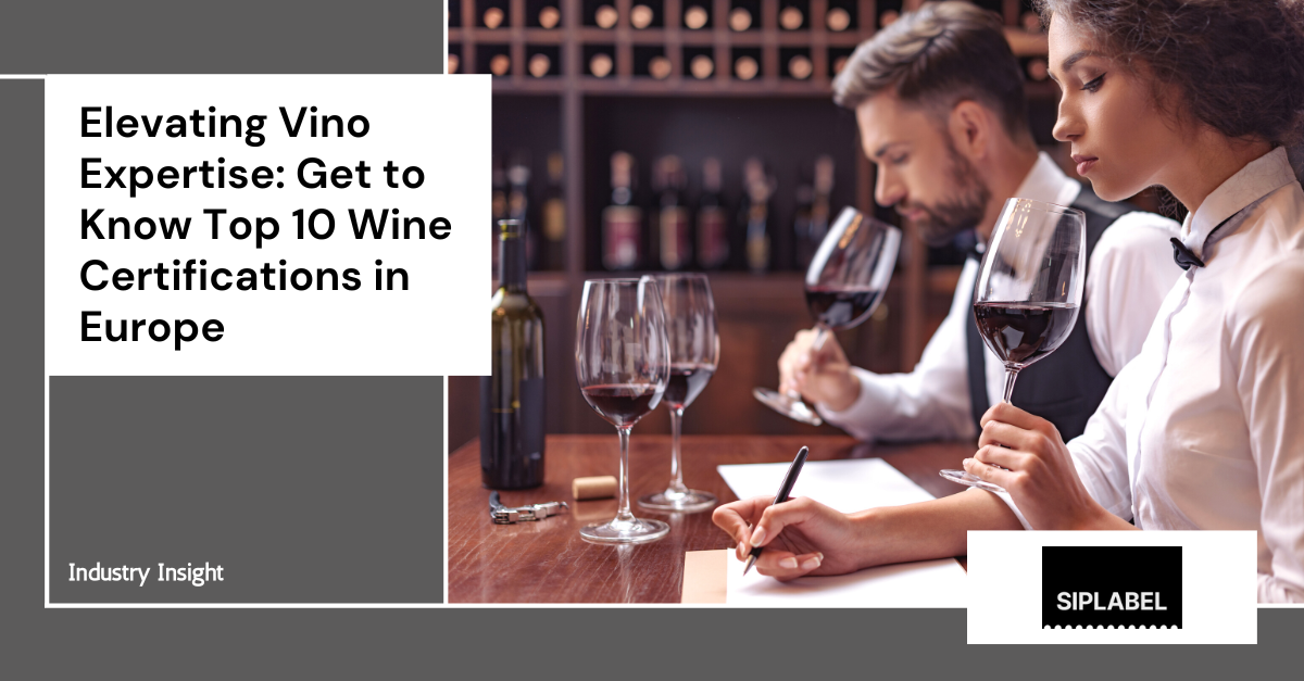 Elevating Vino Expertise: Get to Know Top 10 Wine Certifications in Europe